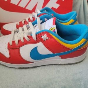 Nike Kids Red and Blue Sneakers